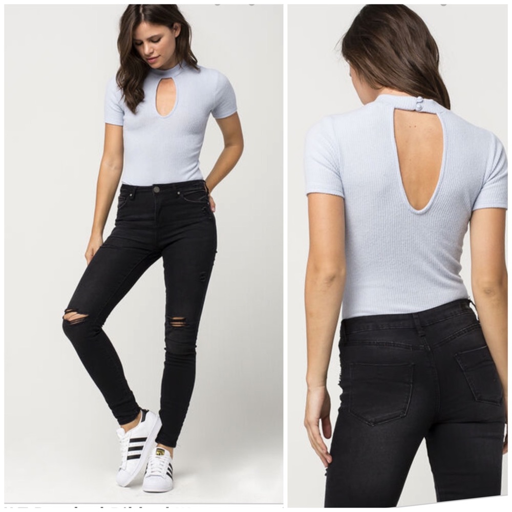 Mock neck body suit. 5/$25